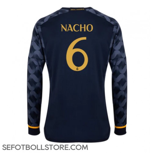 Real Madrid Nacho #6 Replika Bortatröja 2023-24 Långärmad